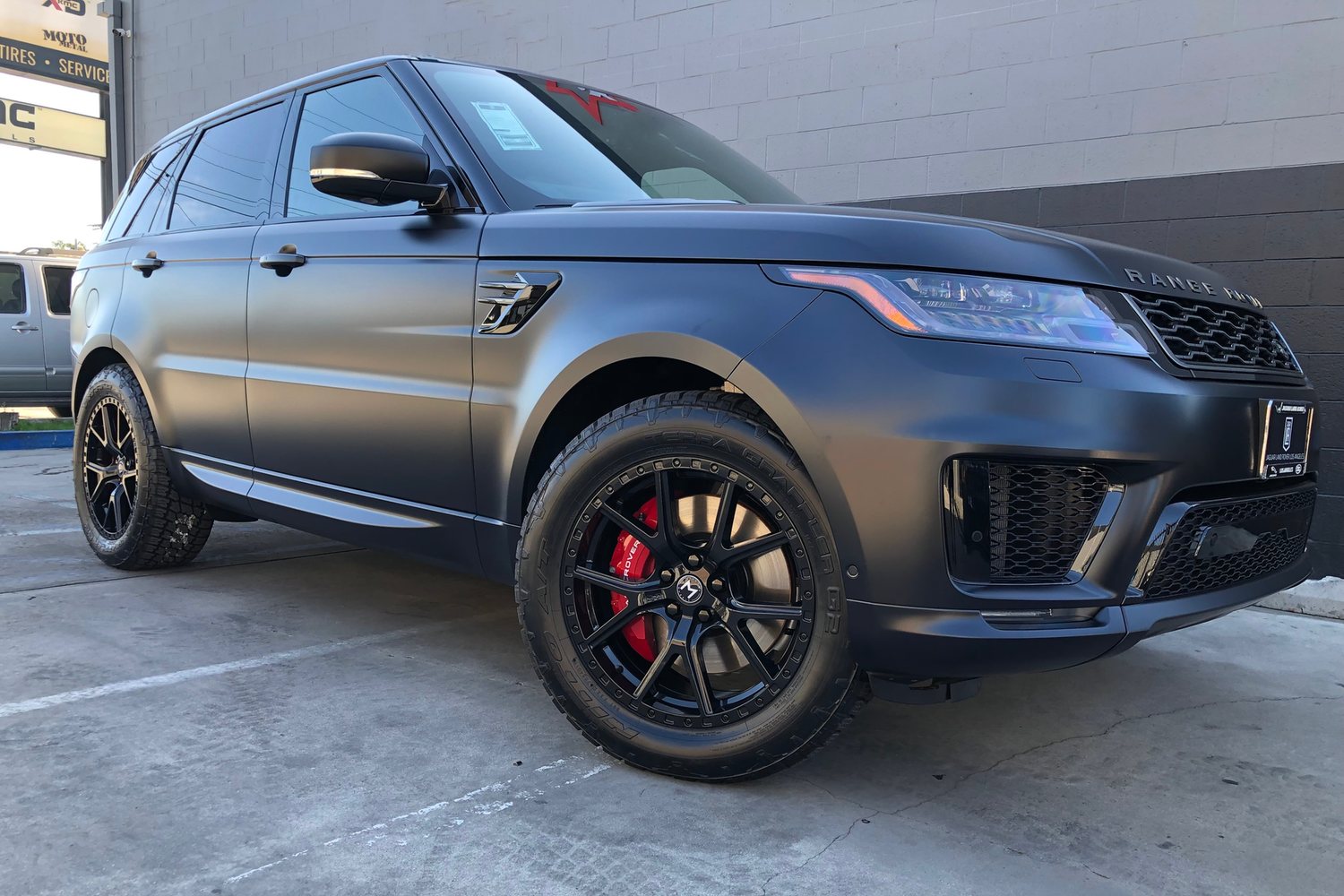Mantra Wheels for Land Rover Range Rover Sport Matte Black Knighthawk ...