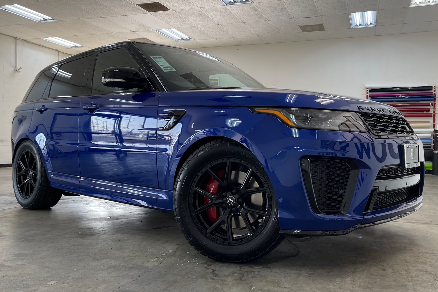 Mantra Wheels for Land Rover Ranger Rover Sport Blue Knighthawk Gloss ...