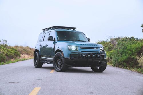 Mantra Wheels for Land Rover Defender Blue Seamak 22″ Gloss Black